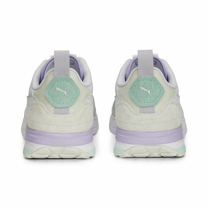 Dames casual sneakers Puma R22 Beige