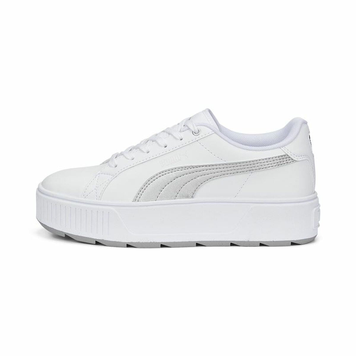 Dames casual sneakers Puma Karmen Space Metalli Wit
