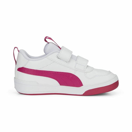 Sportschoenen voor Kinderen Puma Multiflex Sl V Wit Roze