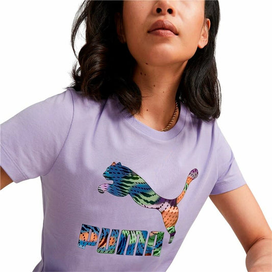 Dames-T-Shirt met Korte Mouwen Puma  Classics