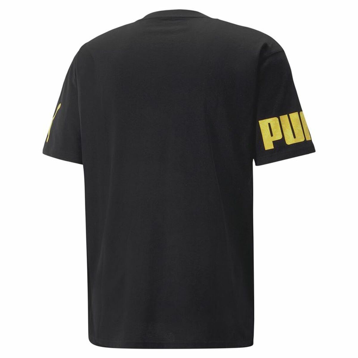 Heren-T-Shirt met Korte Mouwen Puma Power Summer Zwart Uniseks