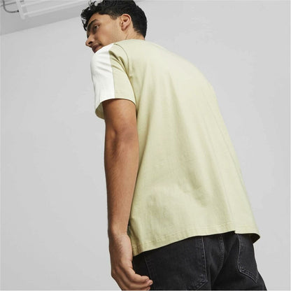Shirt Puma Ess Block X Tape Beige Mannen