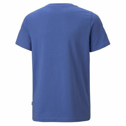 Kinder-T-Shirt met Korte Mouwen Puma Essentials+ Street Art Grap Blauw