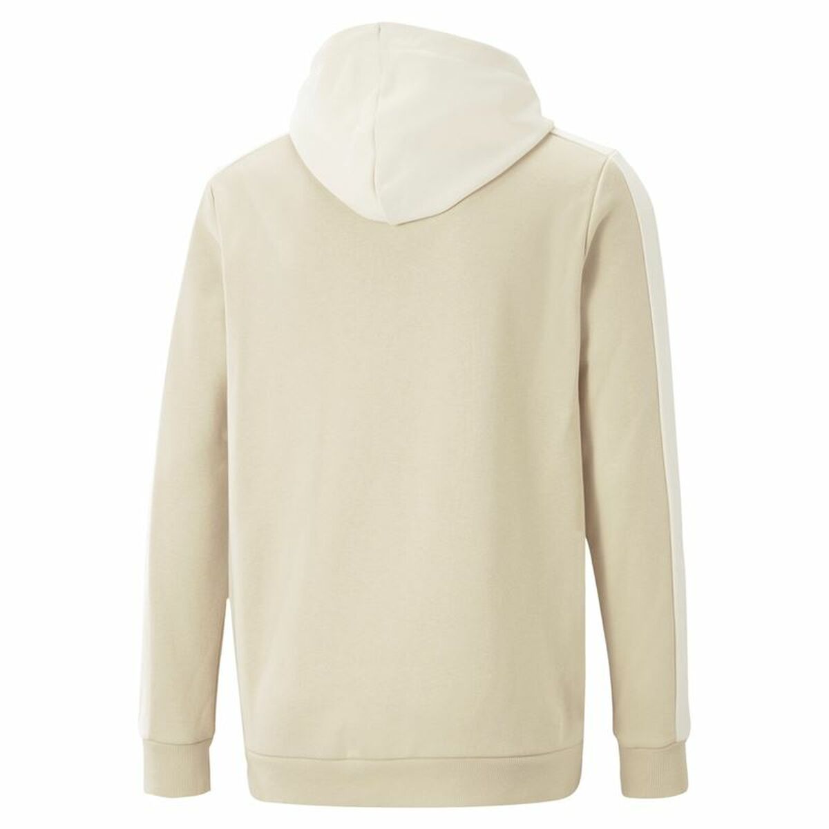 Herenhoodie Puma Block X Tape  Beige
