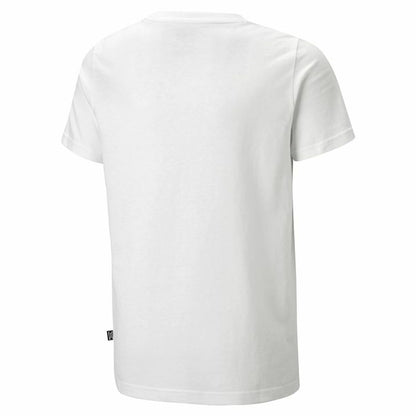 Kinder-T-Shirt met Korte Mouwen Puma Essentials+ Street Art Grap Wit