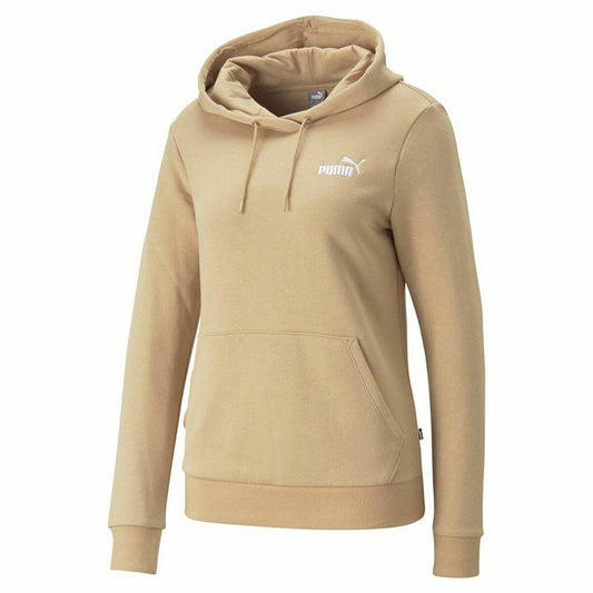 Dameshoodie Puma Ess+ Embroidery Bruin