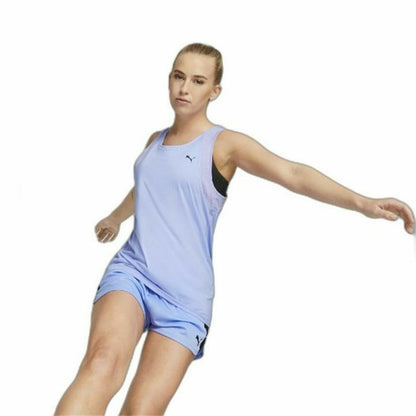 Dames-T-Shirt met Korte Mouwen Puma train Favorite Tank Lavendel