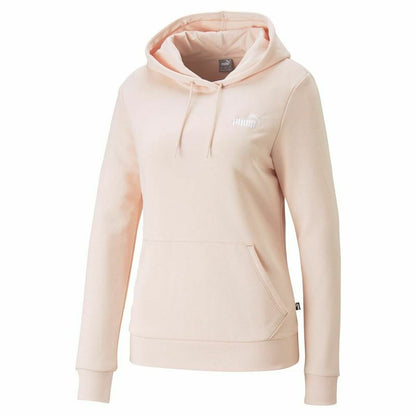 Dameshoodie Puma Ess+ Embroidery Roze