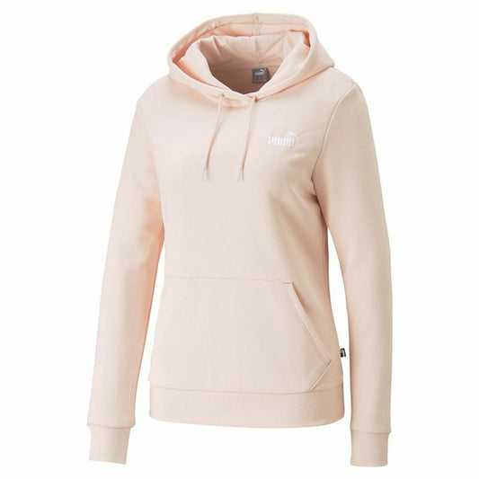 Dameshoodie Puma Ess+ Embroidery Roze