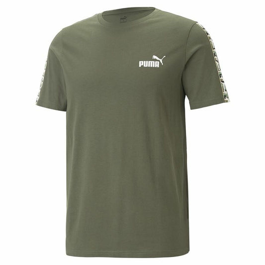 Shirt Puma Ess Tape Camo Moss S Groen Olijf Mannen
