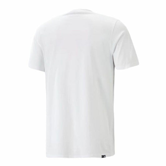 Uniseks T-Shirt met Korte Mouwen Puma Classics Wit