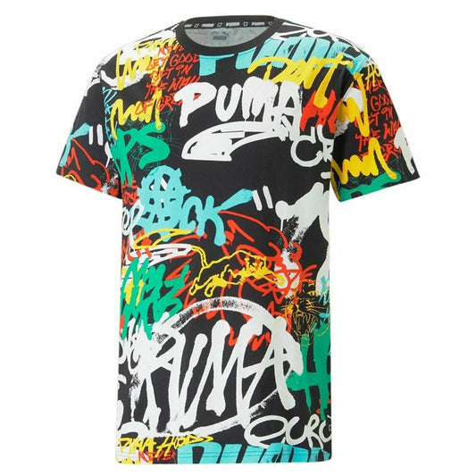 Shirt Puma Graffiti Zwart Uniseks