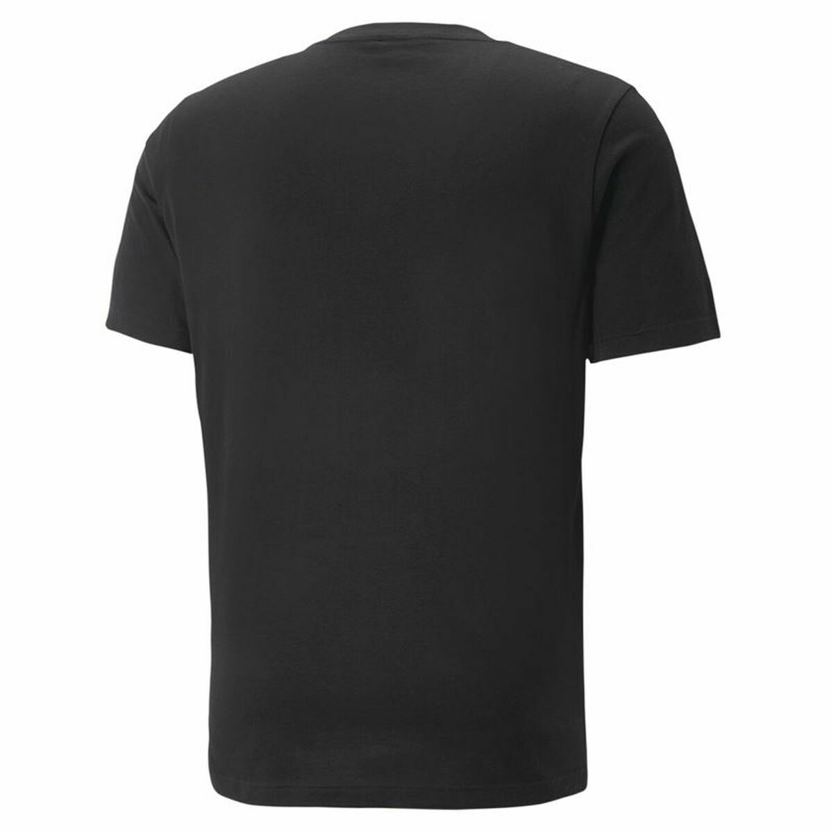 T-Shirt met Korte Mouwen Puma Ess+ Logo Power Zwart Mannen