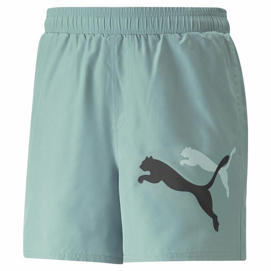 Sportbroekje voor heren Puma Ess+ Logo Power Cat For All Time Aquamarijn Groen