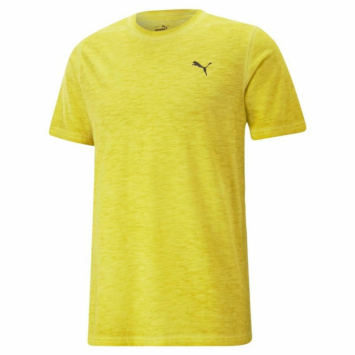 T-Shirt met Korte Mouwen Puma Studio Foundation Geel Uniseks