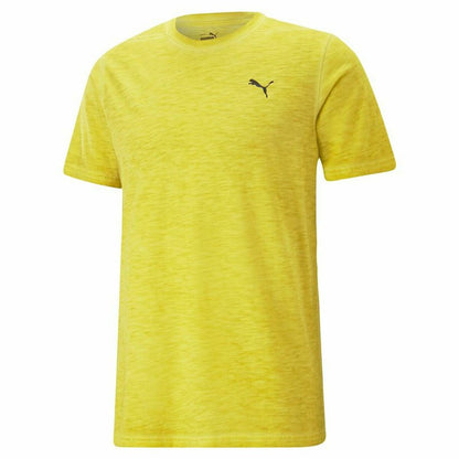 T-Shirt met Korte Mouwen Puma Studio Foundation Geel Uniseks