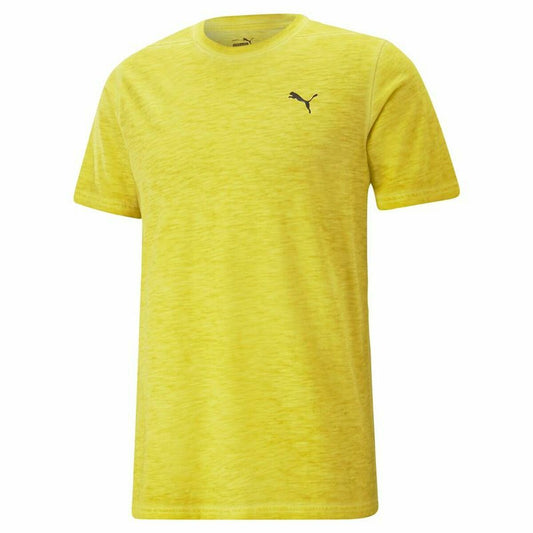 T-Shirt met Korte Mouwen Puma Studio Foundation Geel Uniseks