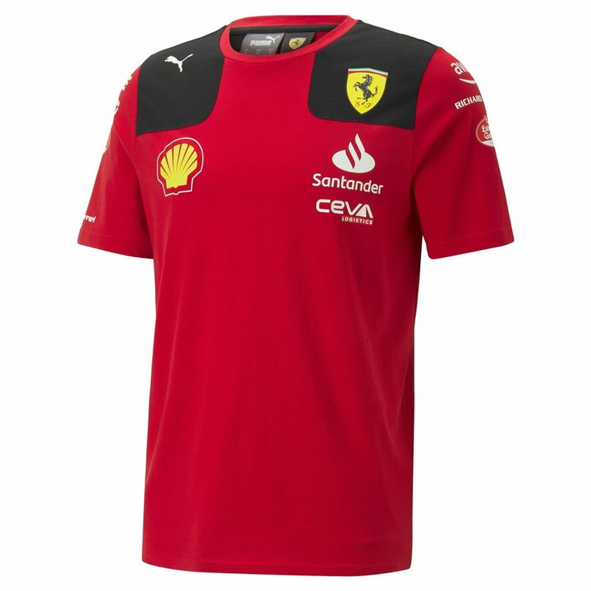 Heren-T-Shirt met Korte Mouwen Puma Sf Sainz Rood