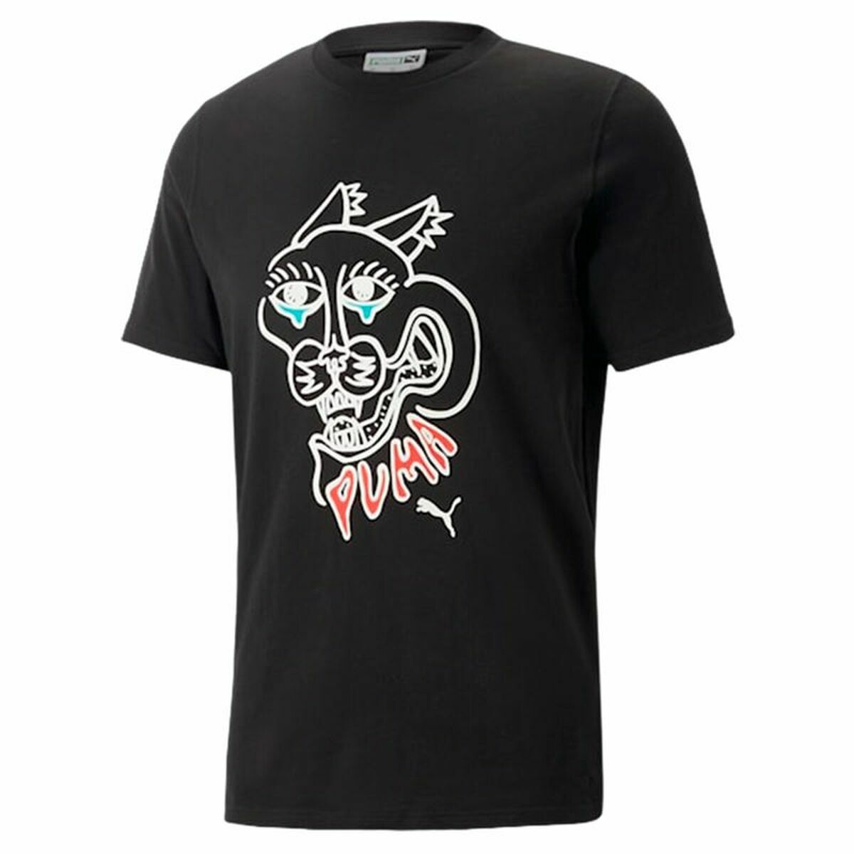 Shirt Puma Gaphics Zwart Uniseks