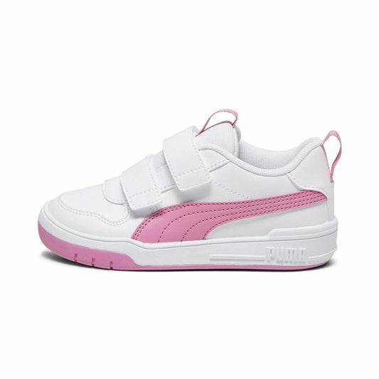 Sportschoenen voor Kinderen Puma Multiflex Sl V Wit Roze