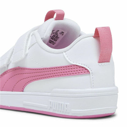 Sportschoenen voor Kinderen Puma Multiflex Sl V Wit Roze