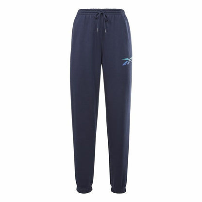 Lange sportbroek Reebok Vector Graphic Marineblauw Vrouw