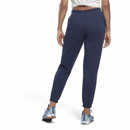 Lange sportbroek Reebok Vector Graphic Marineblauw Vrouw