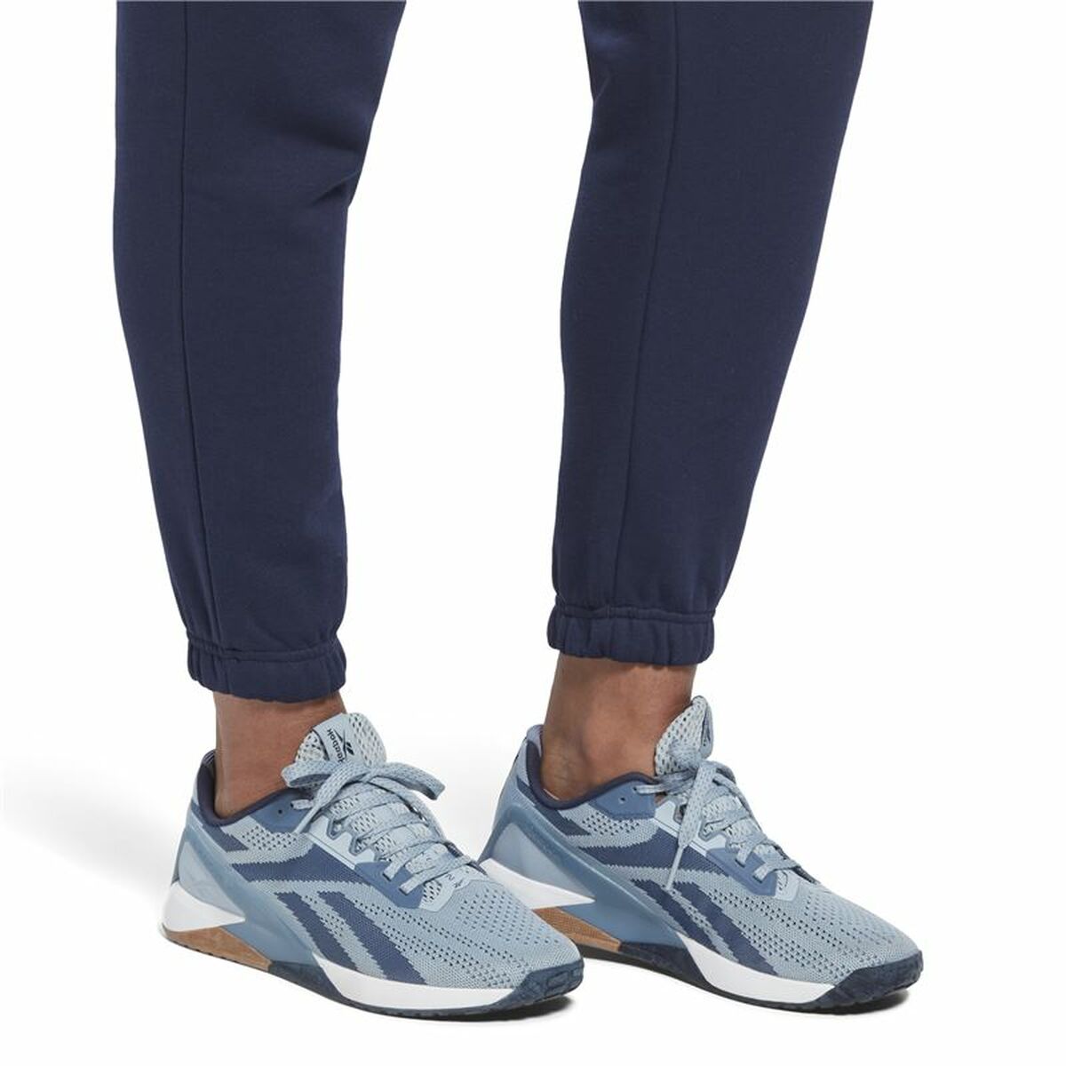 Lange sportbroek Reebok Vector Graphic Marineblauw Vrouw