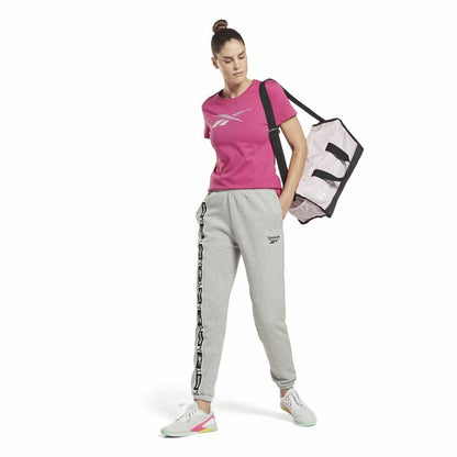 Dames-T-Shirt met Korte Mouwen Reebok  Doorbuster Graphic Roze