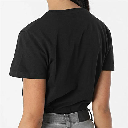 Dames-T-Shirt met Korte Mouwen Reebok  Vector Graphic Zwart