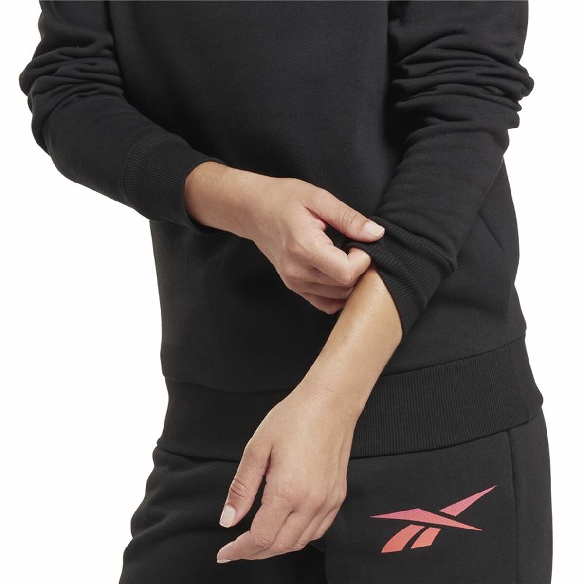 Damessweater zonder Capuchon Reebok Vector Graphic Crew Zwart