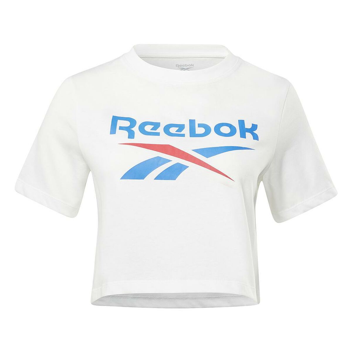 Dames-T-Shirt met Korte Mouwen Reebok  RI BL CROP TEE HT6207 Wit