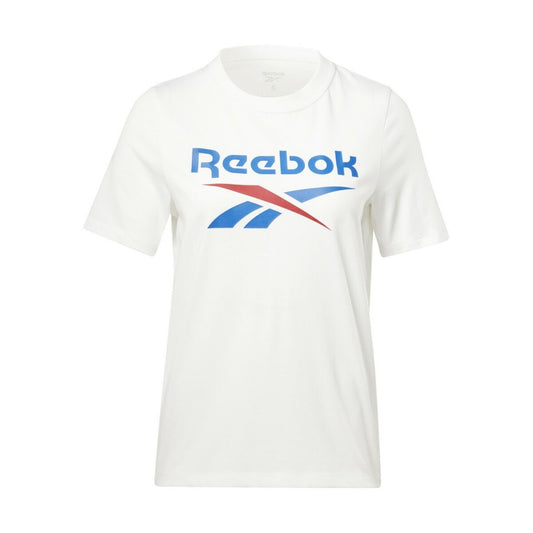 Dames-T-Shirt met Korte Mouwen Reebok  TEE HT6203 Wit
