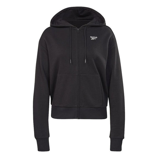 Dameshoodie met Rits Reebok  RI SL FRENCH TERRY H54754 Zwart