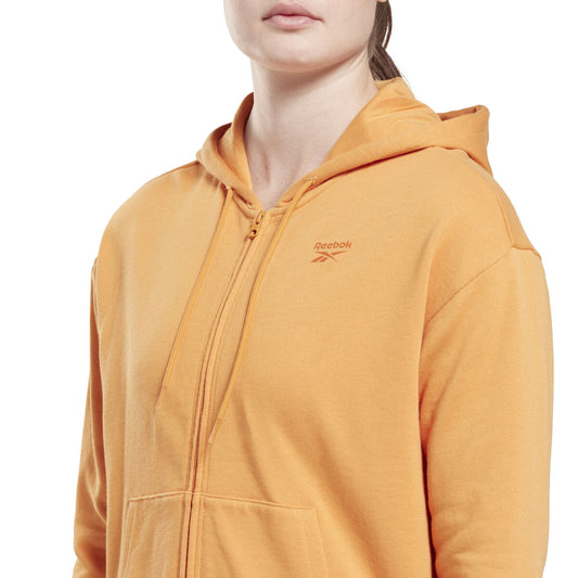 Dameshoodie met Rits Reebok  RI SL FRENCH TERRY H54756  Oranje