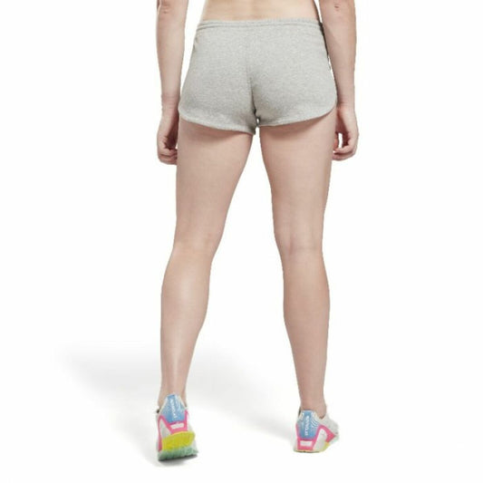 Sportbroeken voor Dames Reebok RI FRENCH TERRY SHO H54766  Grijs