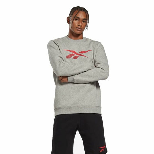 Herensweater zonder Capuchon Reebok Identity Grijs