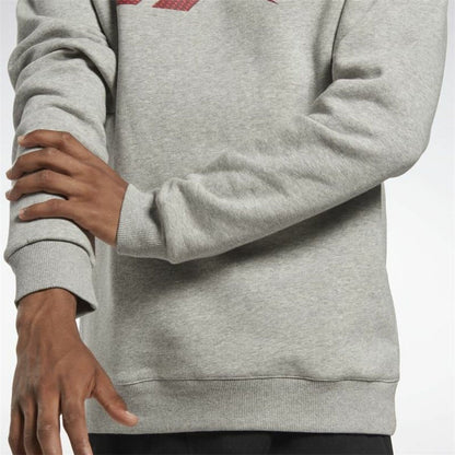 Herensweater zonder Capuchon Reebok Identity Grijs