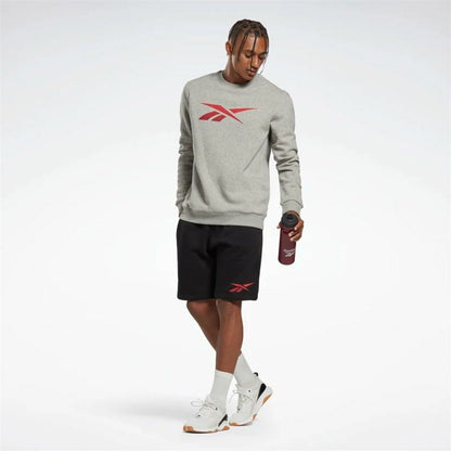 Herensweater zonder Capuchon Reebok Identity Grijs