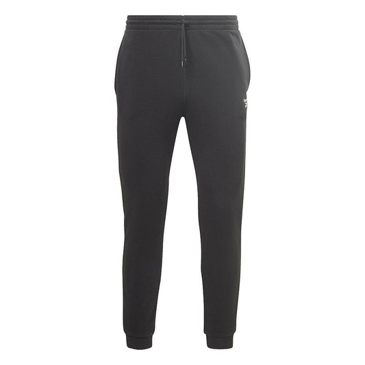 Broeken voor Volwassenen Reebok  LEFT LEG JOGG HS7376  Zwart Mannen