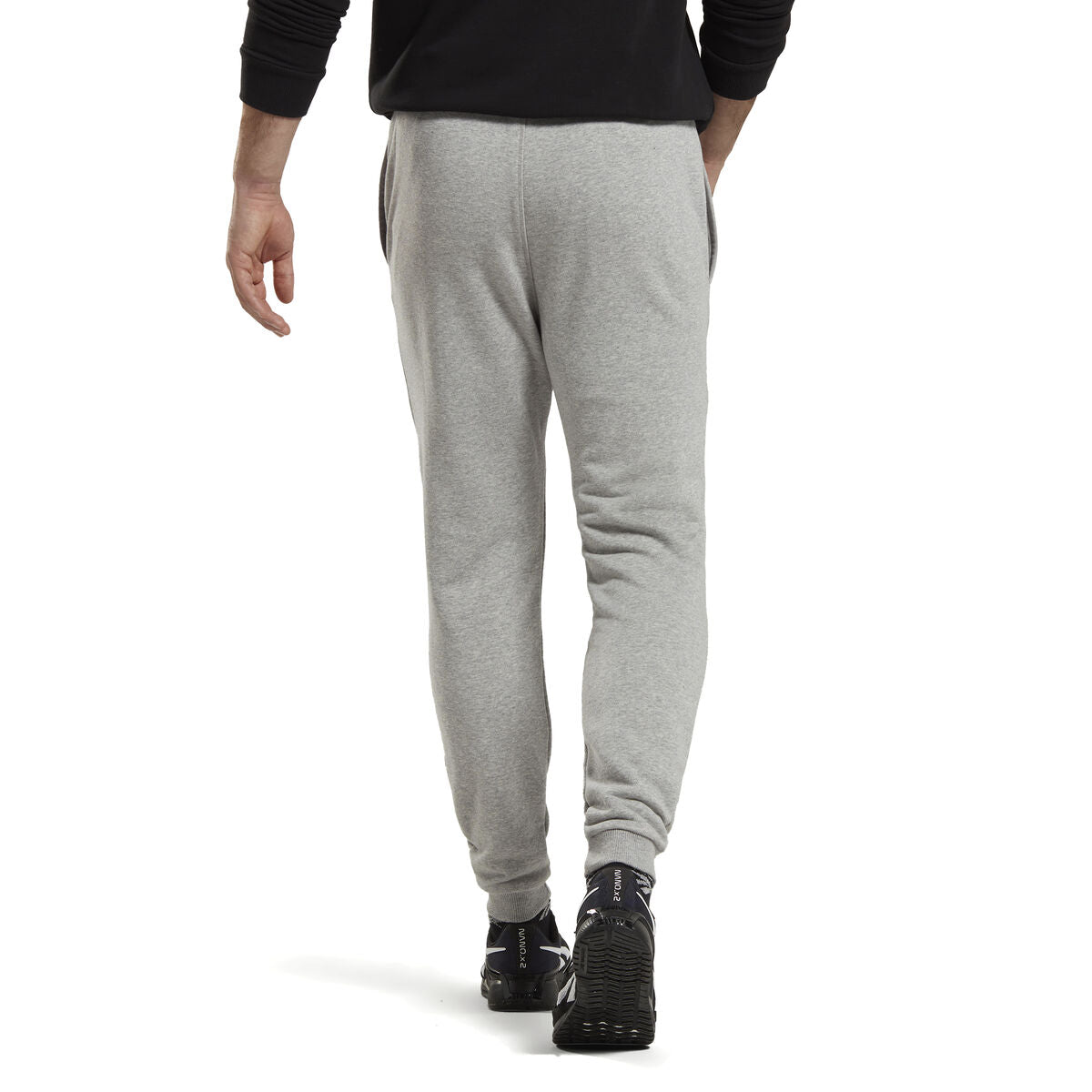 Broeken voor Volwassenen Reebok FT LEFT LEG JOGG HZ8785  Grijs Mannen