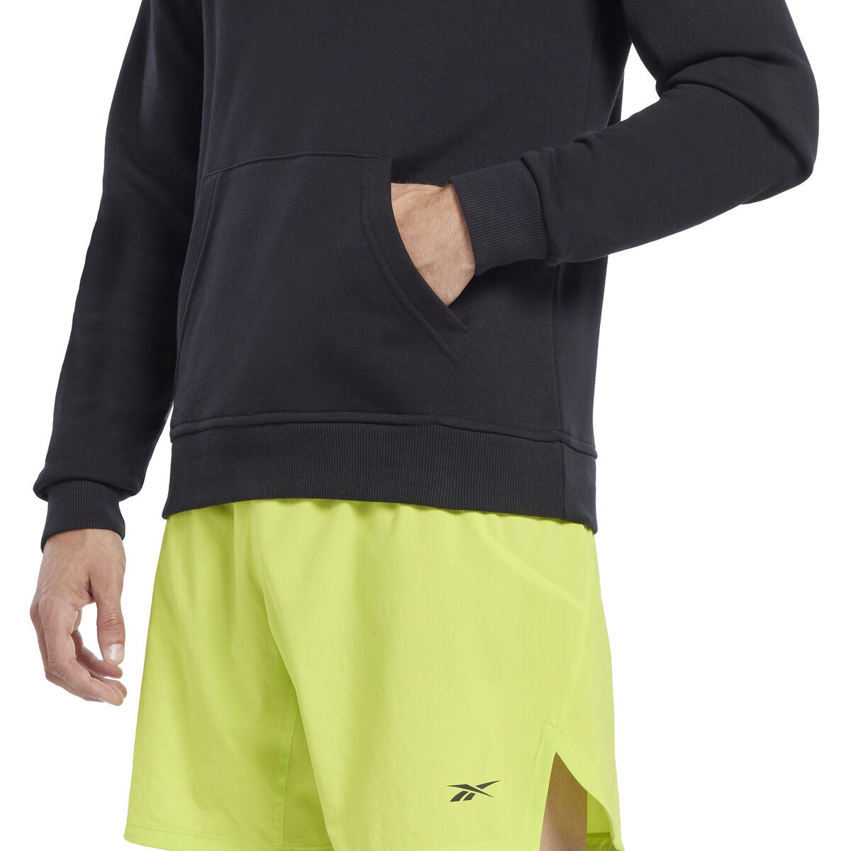 Herenhoodie Reebok I FT BIG LOGO OTH H54788  Zwart