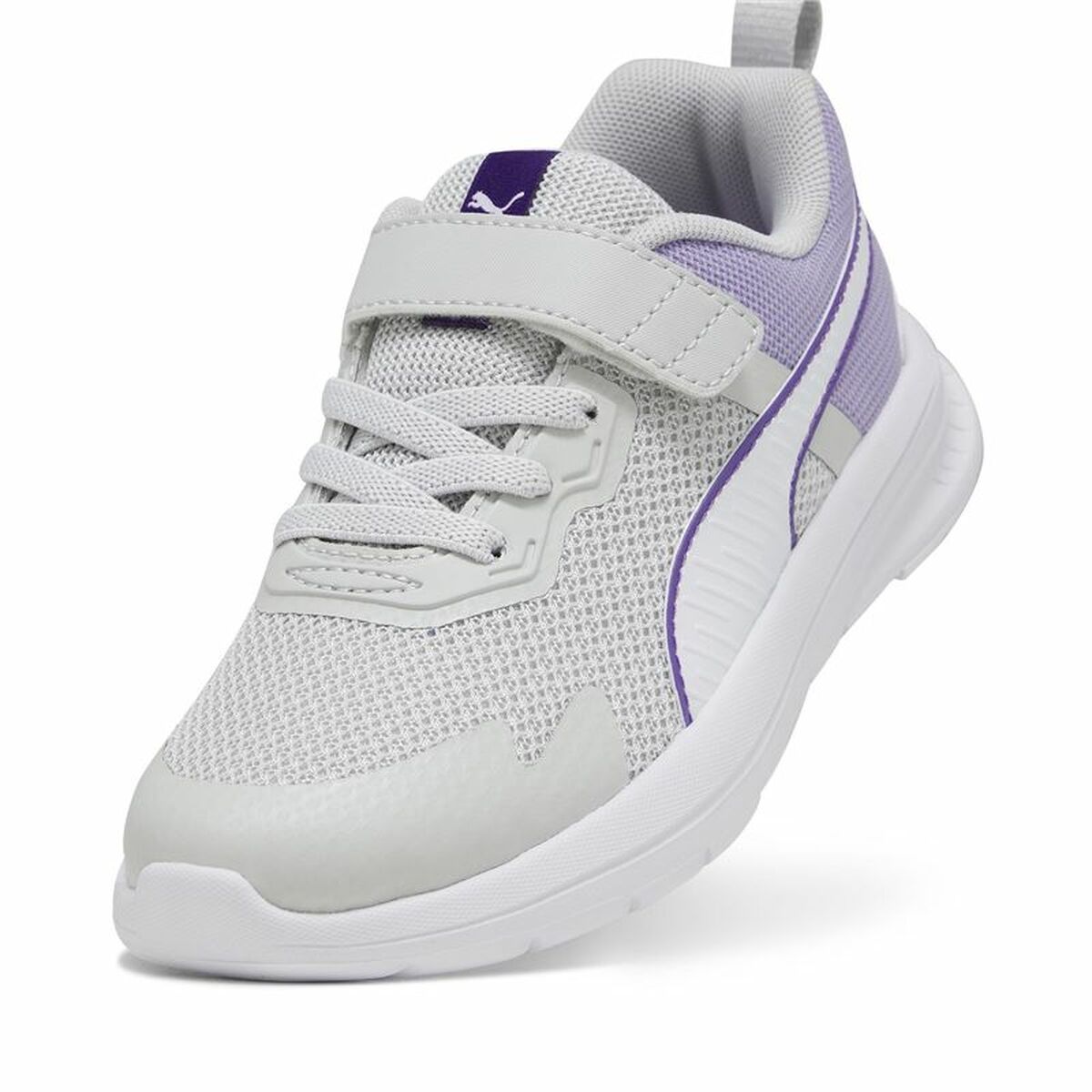 Sportschoenen voor Kinderen Puma Evolve Run Mesh Lichtgrijs
