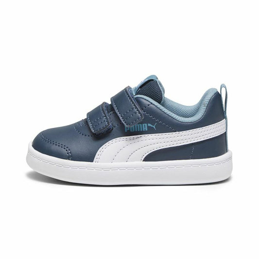 Sportschoenen voor Kinderen Puma Courtflex V2 V Blauw