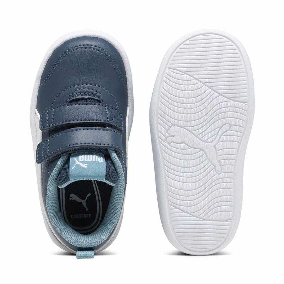 Sportschoenen voor Kinderen Puma Courtflex V2 V Blauw