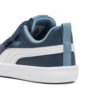 Sportschoenen voor Kinderen Puma Courtflex V2 V Blauw