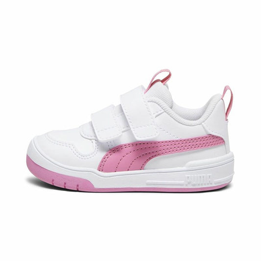 Sportschoenen voor Kinderen Puma Multiflex Sl V Wit Roze