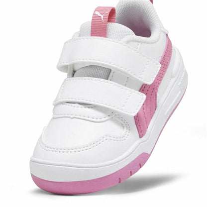 Sportschoenen voor Kinderen Puma Multiflex Sl V Wit Roze