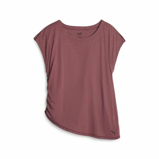 Dames-T-Shirt met Korte Mouwen Puma Studio Foundation Roze