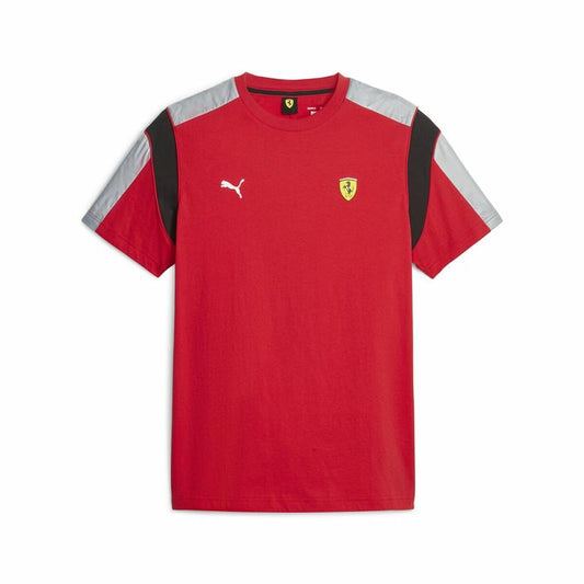 Heren-T-Shirt met Korte Mouwen Puma Ferrari Race MT7 Rood